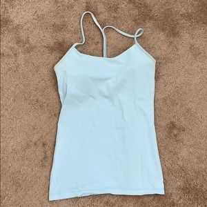 Lululemon Power Pose Light Blue Tank